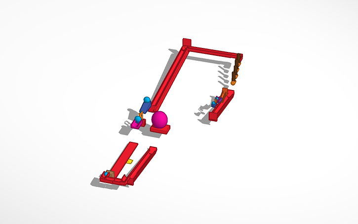 3D design Rube Goldberg Machine Design Tinkercad 3D design Rube Goldberg Machine Design Tinkercad
