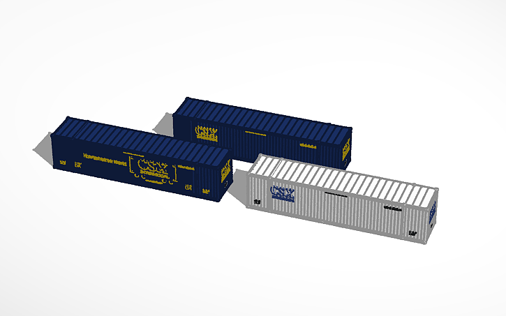 3D design CSX Intermodal Containers | Tinkercad
