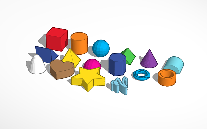 3D design Basic Shapes - Tinkercad