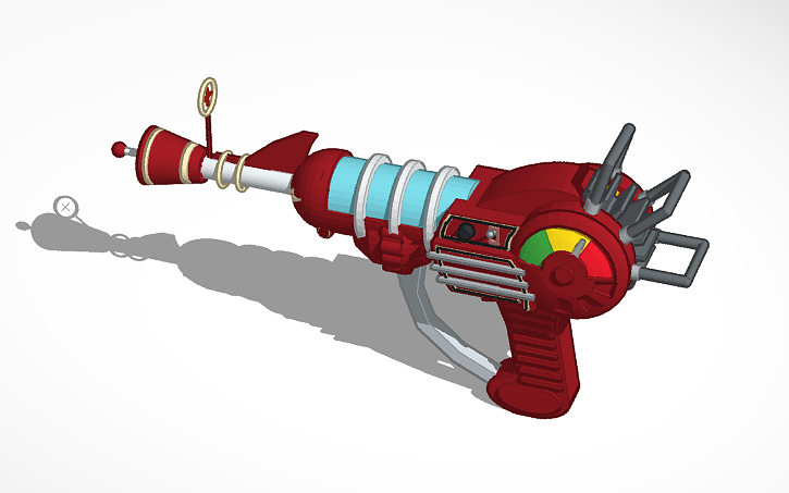 3d Design Ray Gun Tinkercad -