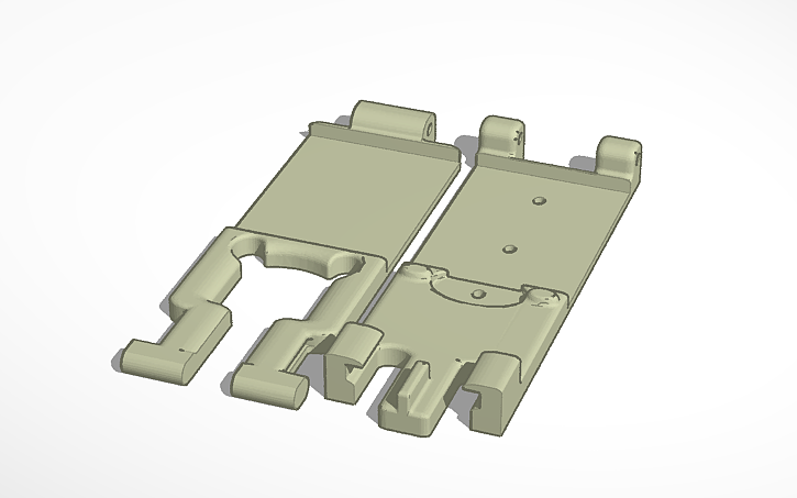 3D design Molle Clip - Tinkercad