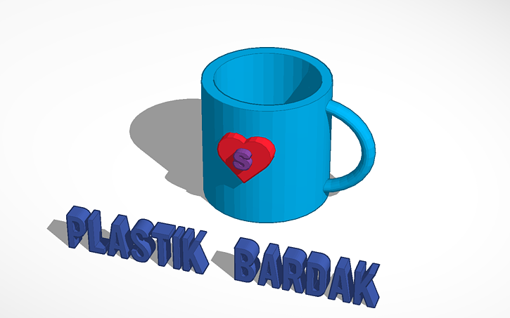 Plastik Bardak Tinkercad