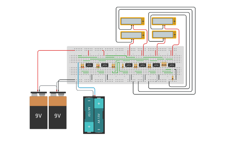 Amplificadores Operacionales Inversor Sumador Y Restador Tinkercad