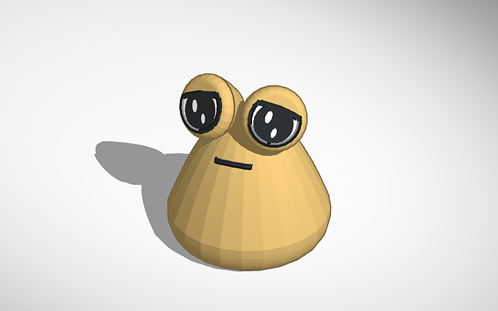 Pou First Design 3D design Pou - Tinkercad
