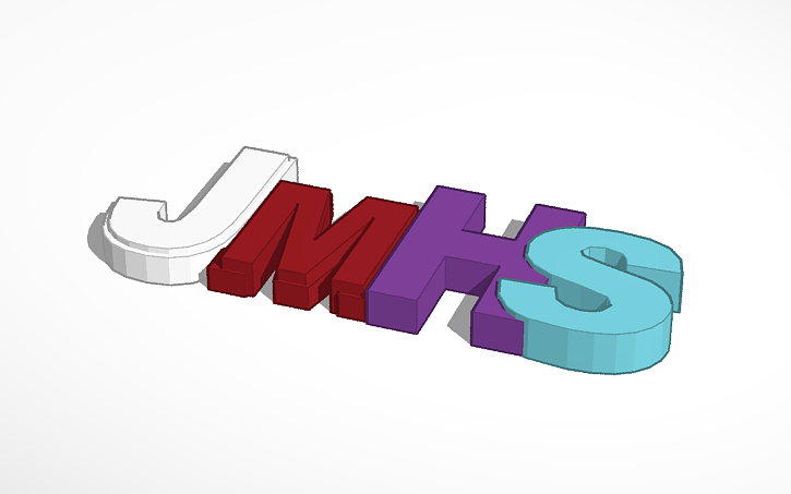 Jmu Key Chain 3D design Copy of James Madison High School key chain accessorie ...