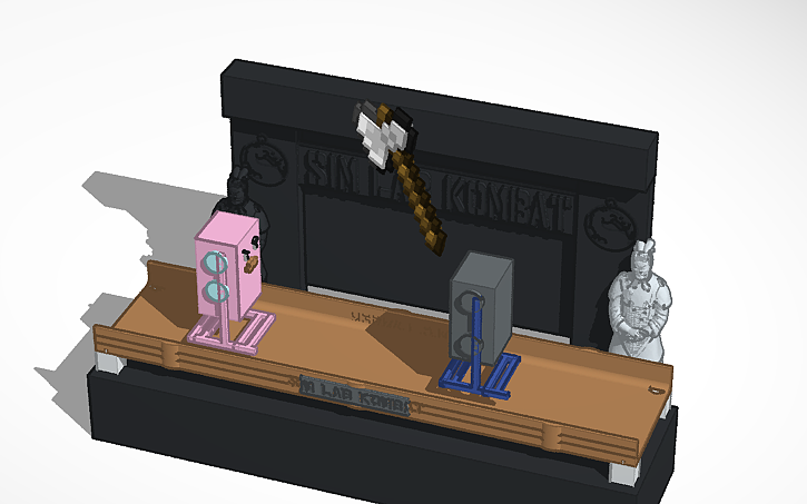 3D design SimLab Kombat Arena - Tinkercad