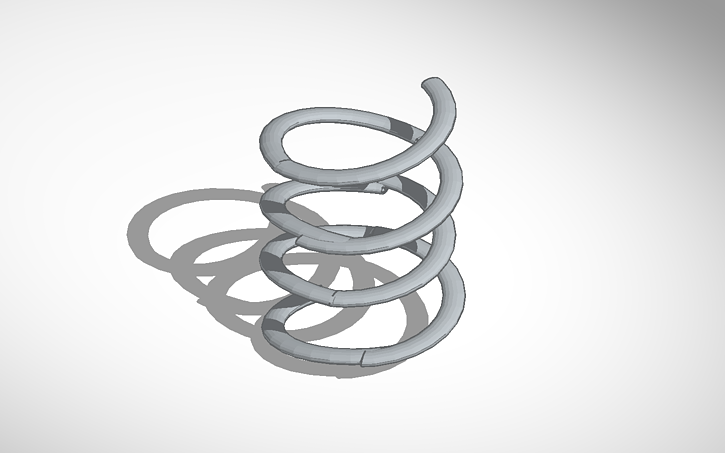 3D design Spring - Tinkercad