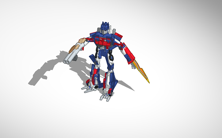 3d Design Optimus Prime Tinkercad 