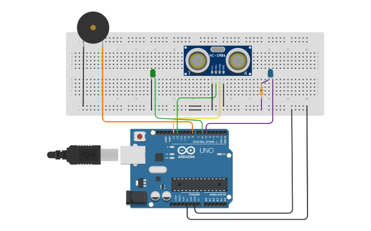 Circuit design Sensor - Tinkercad