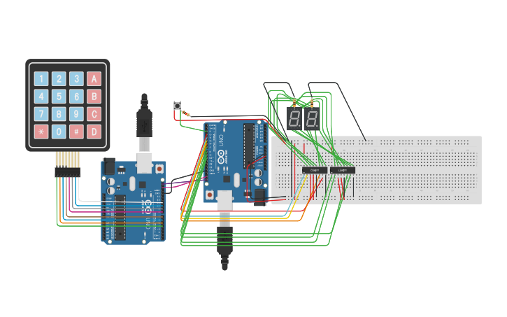 Circuit design Project 1-Embedded System - Tinkercad