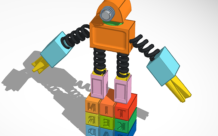 3D design Robot - Tinkercad