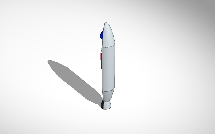 3D design Inside a Rocket - Tinkercad