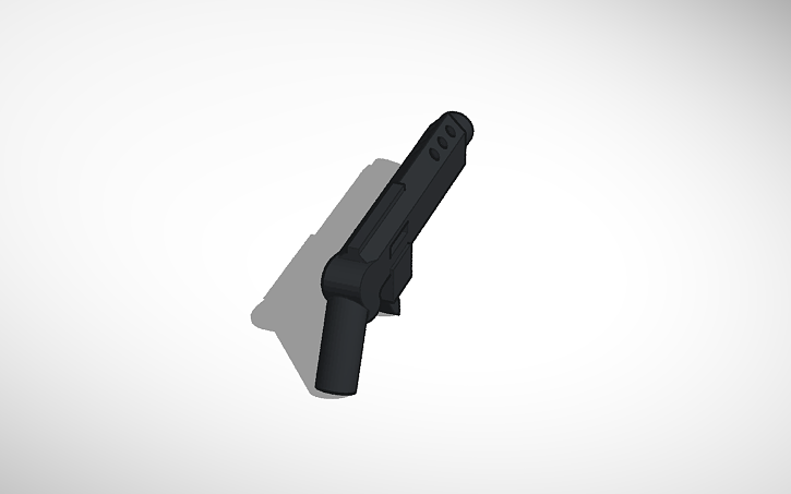 3D design Futuristic Assault Rifle (fit legos) | Tinkercad