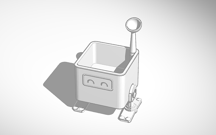 3D design Roboid self watering planter - Tinkercad