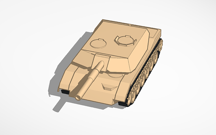 3D design Drivable Tank (US) - Tinkercad