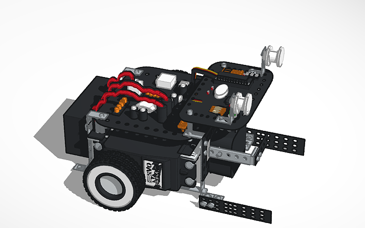 Arduino Soccerbot 3D design Soccerbot - Tinkercad