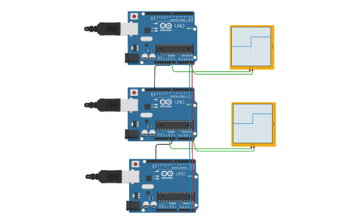 Circuit design Arduino I2C Example - Simple - Tinkercad