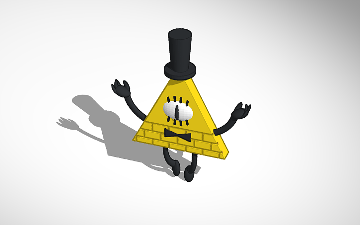 Bill Cipher From Gravity Falls Tinkercad