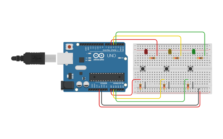 Circuit design Arduino final project | Tinkercad