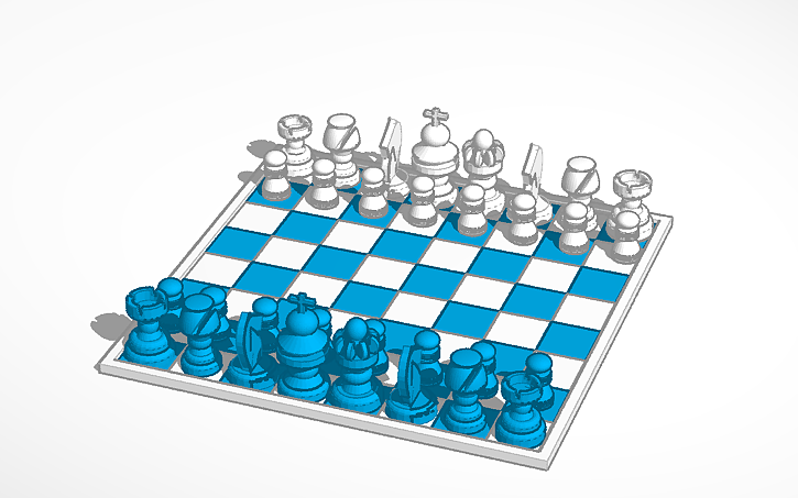 3D Design Ajedrez Tinkercad 3d-design-ajedrez-tinkercad