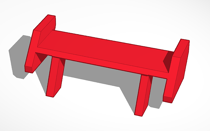 3D design spoiler - Tinkercad