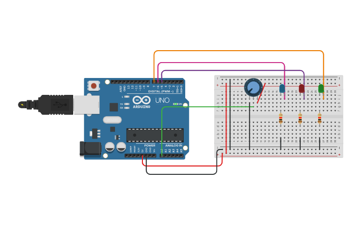Potometer Design Circuit design potometer switch - Tinkercad