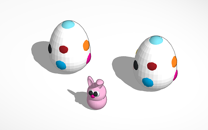 paskalya tavsani tinkercad