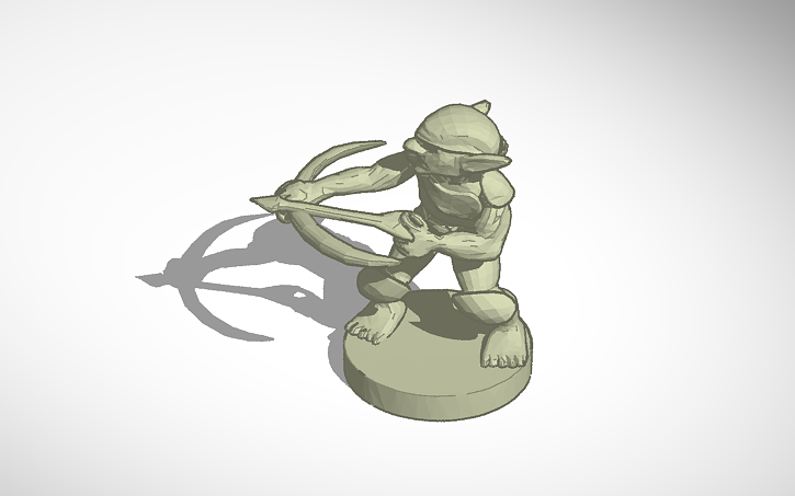 3D design Goblin - Tinkercad