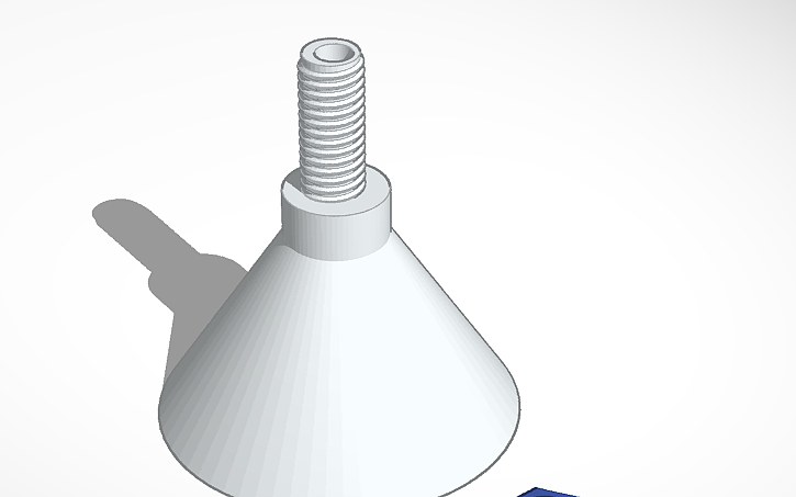 3D design Funnel with nut | Tinkercad
