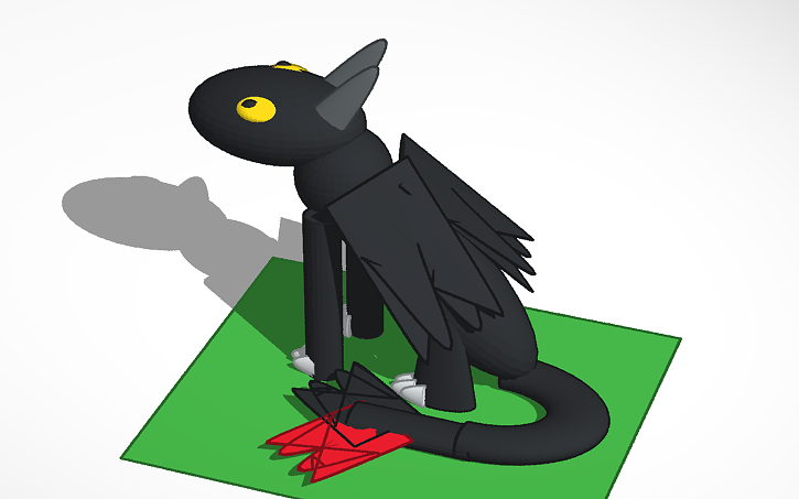 3D design toothless | Tinkercad