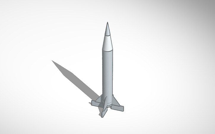 3D design Redstone IRBM - Tinkercad