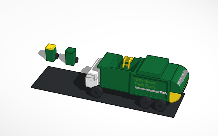 3D design Garbage Collector - Tinkercad