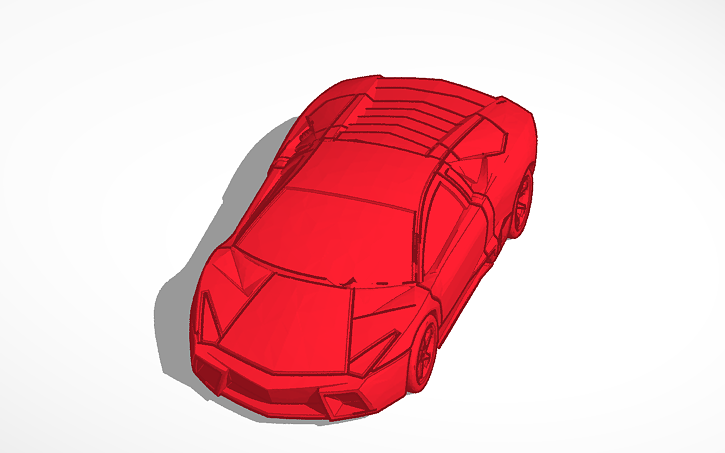 Copy of Lamborghini Car | Tinkercad