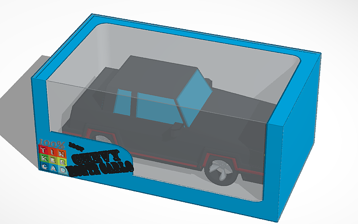 3D design 100% Tinkercad 1987 Chevrolet Monte Carlo - Tinkercad