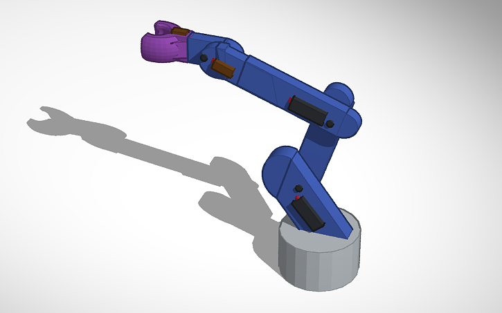 3D design Arm robot - Tinkercad