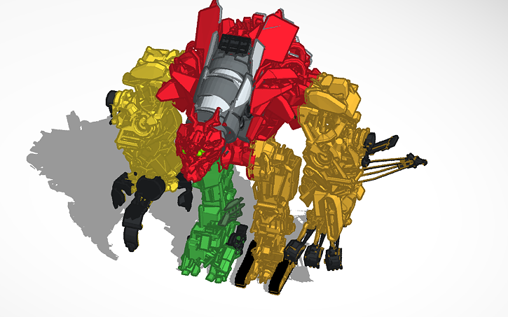 3D design transformers: devastator (realistic vers) - Tinkercad