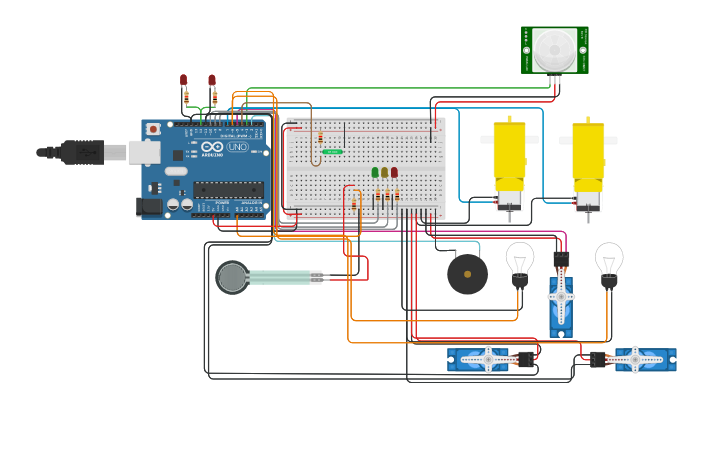 Circuit design Robot Activity | Tinkercad