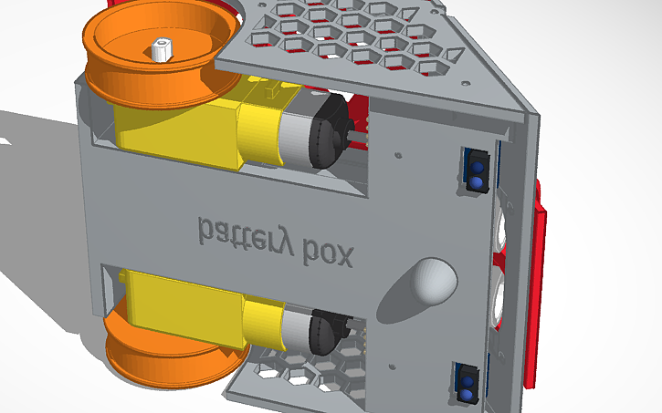 3D design Simple Sumobot - Tinkercad
