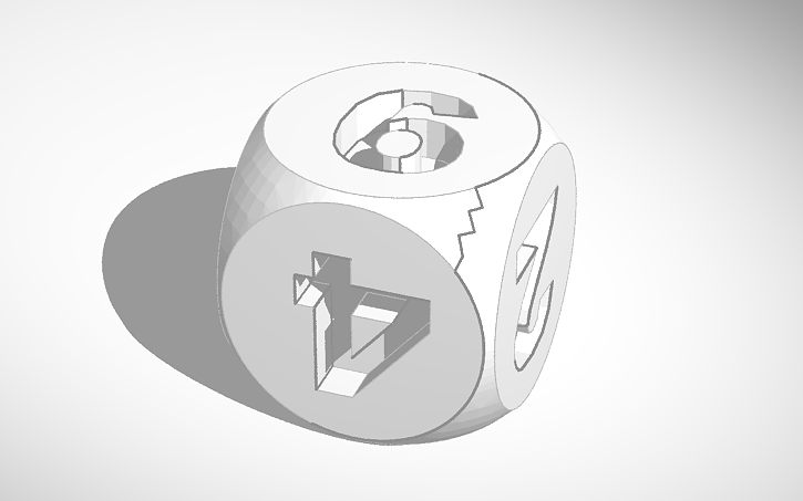 3D design D6 - Tinkercad