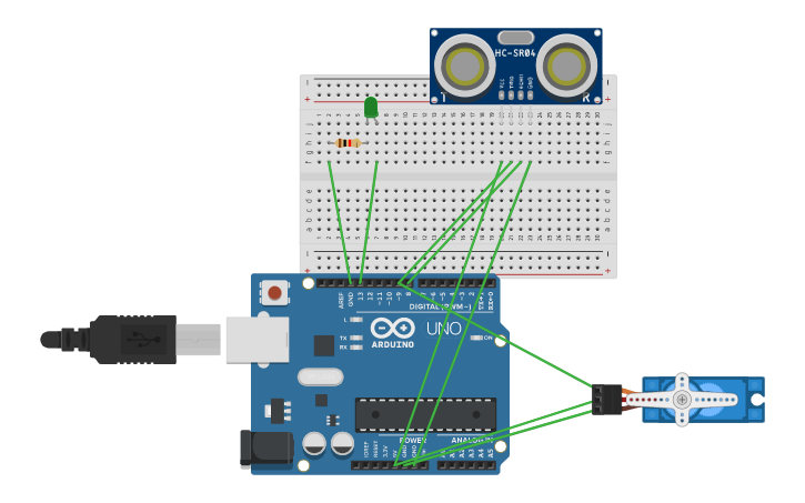 Circuit design arduino qn 9 | Tinkercad