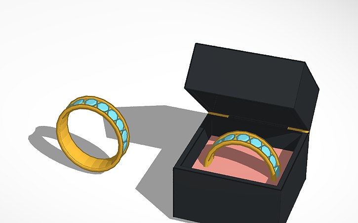 3D design Ring - Tinkercad