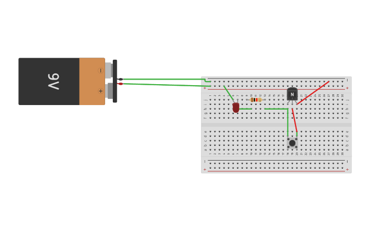 Circuit design TOUCH SENSOR - Tinkercad