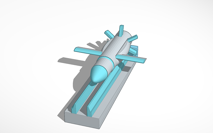 3D design PLEIADES 1 Cruise Missile in launch unit. DISPLAY ONLY #Open ...