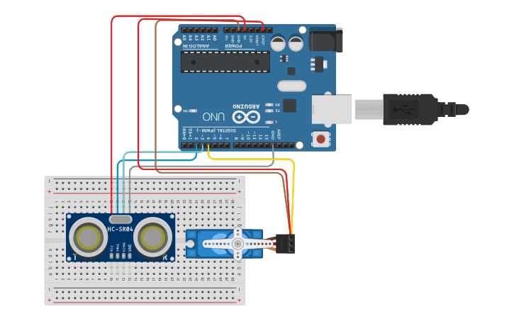 Circuit design Pluma de Paso - Tinkercad