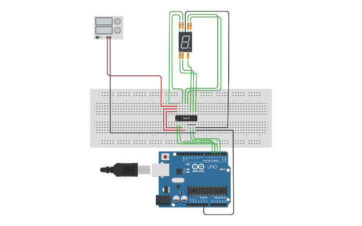 Circuit design 7.4 - Tinkercad