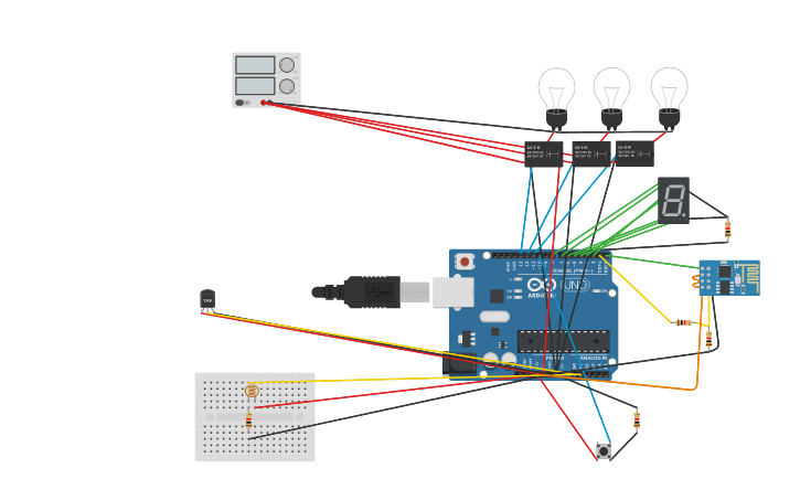 Circuit design IOT systems project | Tinkercad