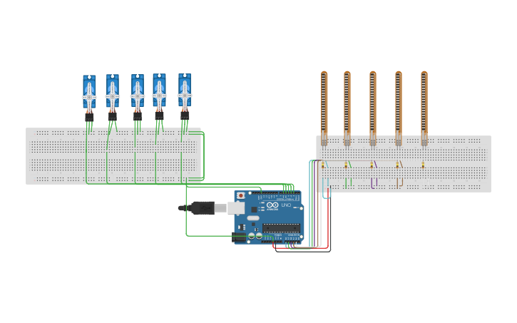 Circuit design Finger - Tinkercad