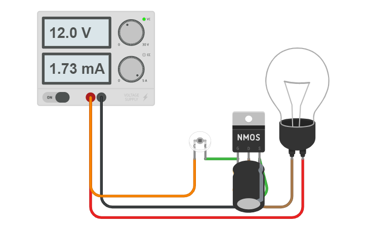 Circuit design Simple Day/Night Light Sensor - Tinkercad