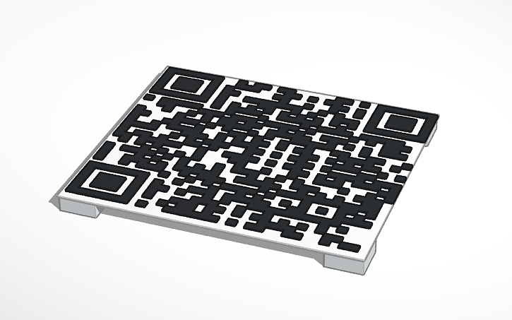 3D design code qr - Tinkercad