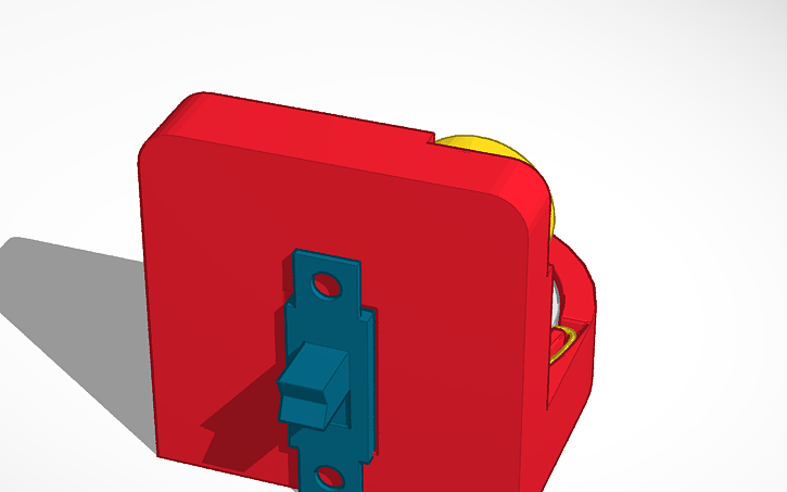 The Tinkercad design process of a place holder